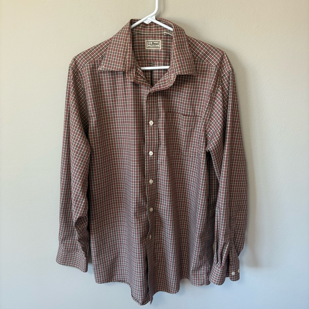 LL Bean Mens Button Down M